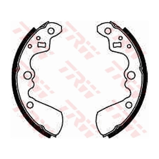 GS8597 Brake Shoe Set