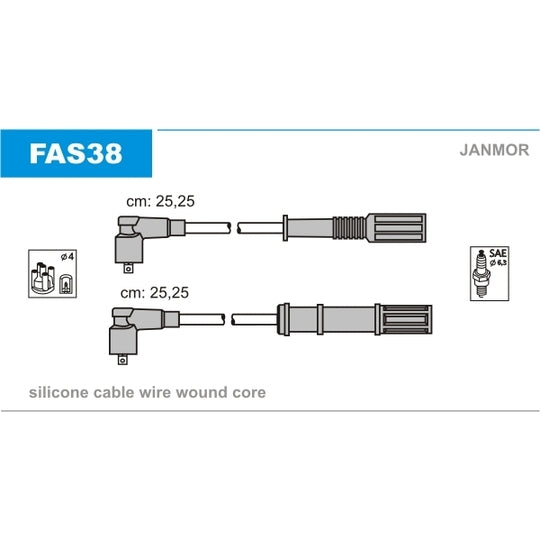 FAS38 Ignition Cable Kit