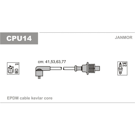 CPU14 Ignition Cable Kit