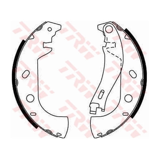 GS8653 Brake Shoe Set