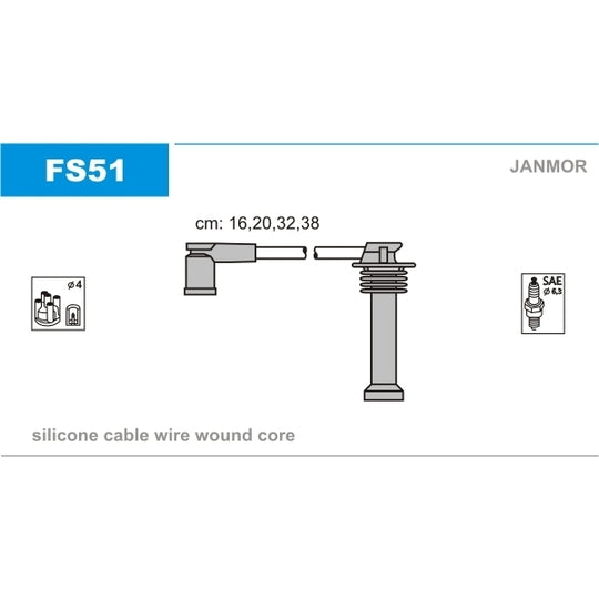 FS51 Ignition Cable Kit