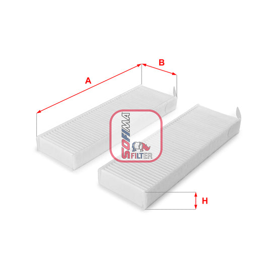 S 3154 C Filter, interior air