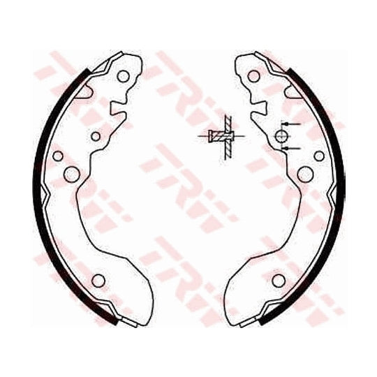 GS8671 Brake Shoe Set