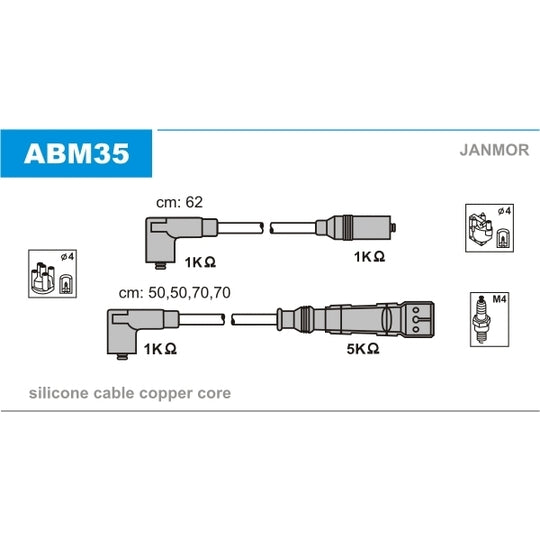 ABM35 Ignition Cable Kit