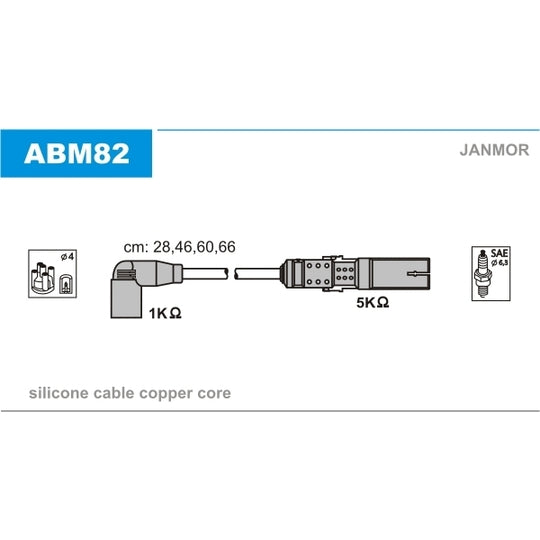 ABM82 Ignition Cable Kit