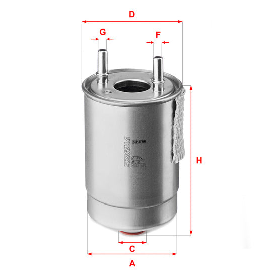 S 4147 NR Fuel filter