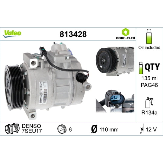 813428 Compressor, air conditioning