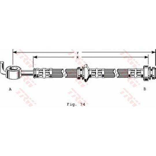 PHD163 Brake Hose