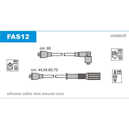 FAS12 Ignition Cable Kit