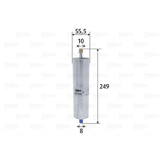 587074 Fuel filter