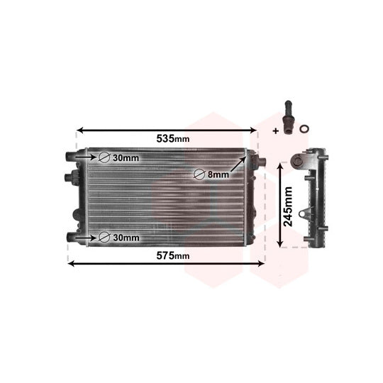 17002239 Radiator, engine cooling