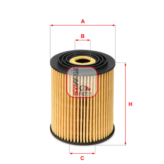 S 5034 PE Oil filter