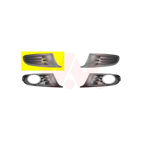5863592 Ventilation Grille, bumper