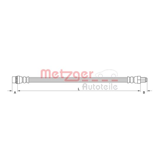 4110933 Brake Hose