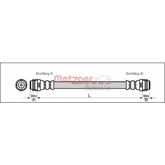 4114798 Brake Hose