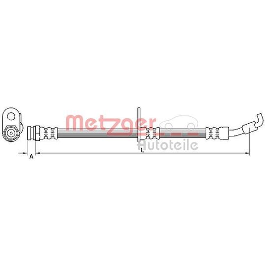 4110875 Brake Hose