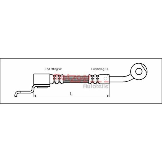 4113523 Brake Hose