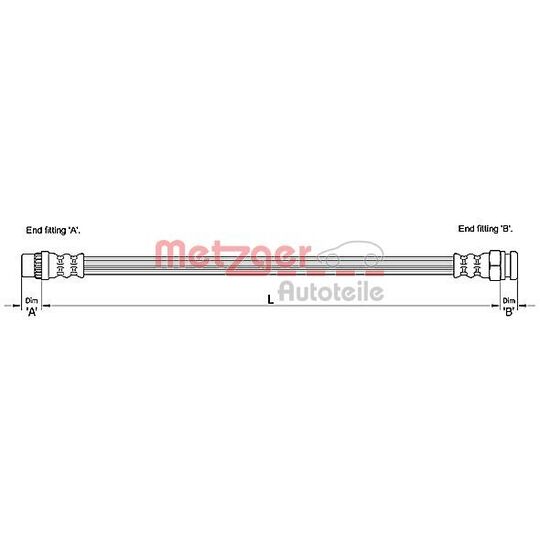 4110228 Brake Hose