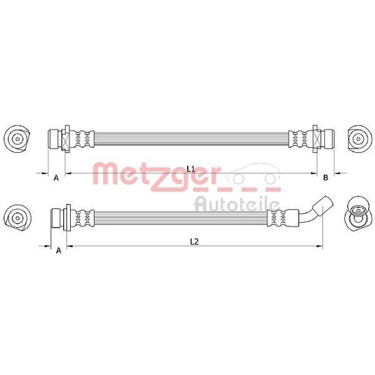 4111072 Brake Hose