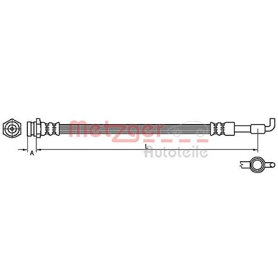 4110880 Brake Hose