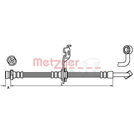 4110452 Brake Hose