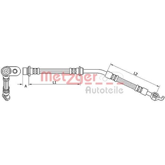 4110786 Brake Hose