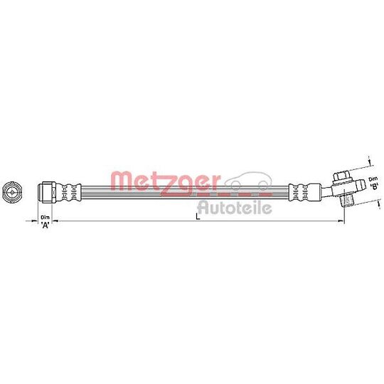 4110381 Brake Hose