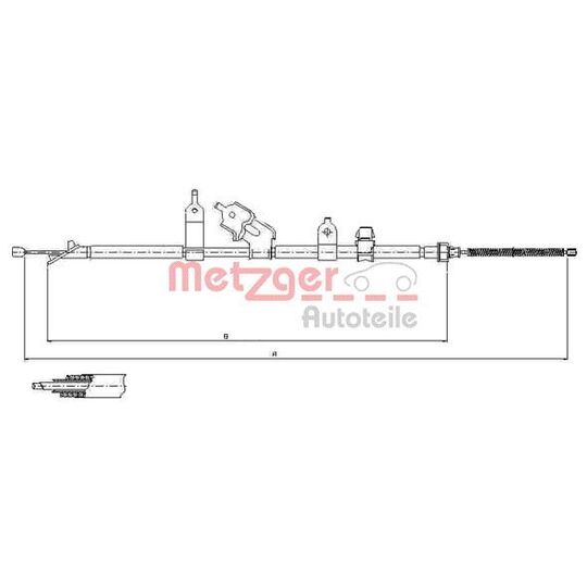 17.1081 Cable, parking brake