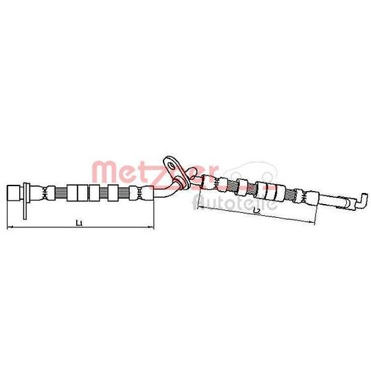 4110708 Brake Hose