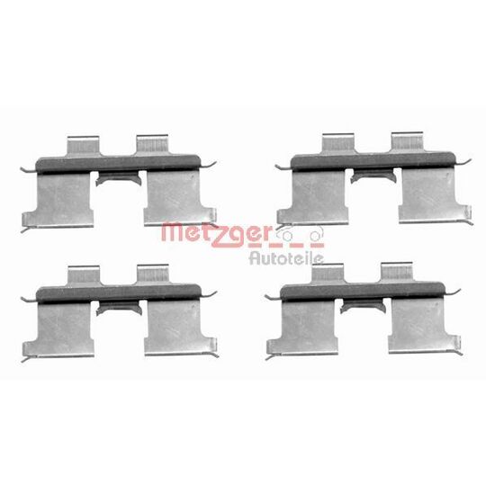 109-1667 Accessory Kit, disc brake pad