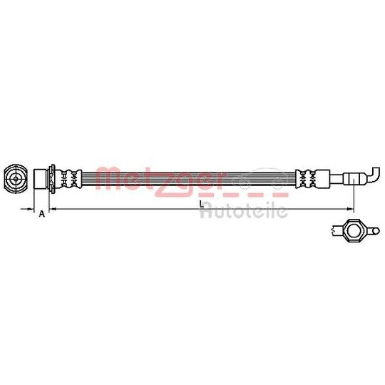 4110971 Brake Hose