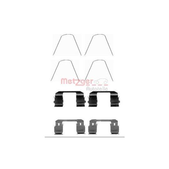 109-1743 Accessory Kit, disc brake pad