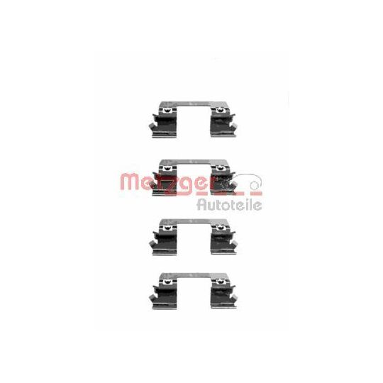 109-1234 Accessory Kit, disc brake pad