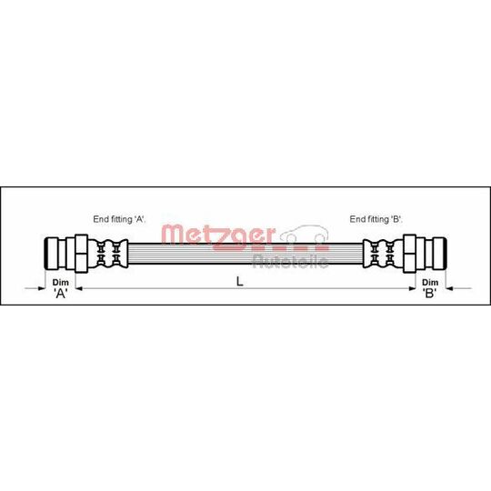 4114010 Brake Hose