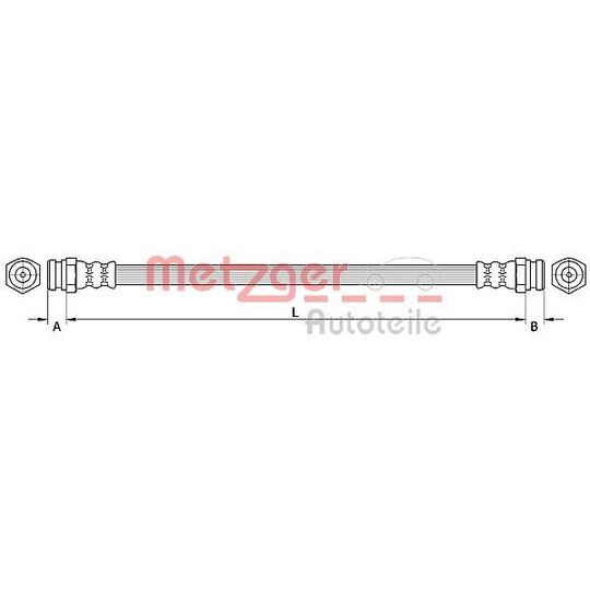 4110877 Brake Hose