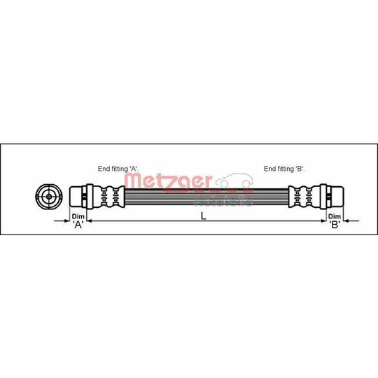 4114794 Brake Hose