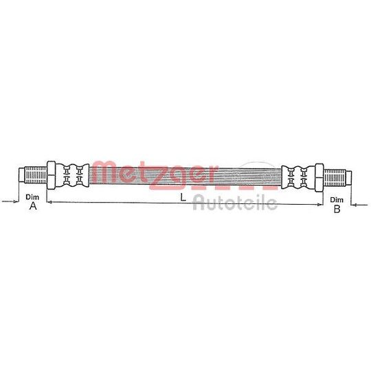 4118376 Brake Hose