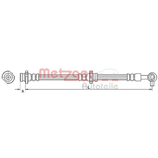 4110848 Brake Hose
