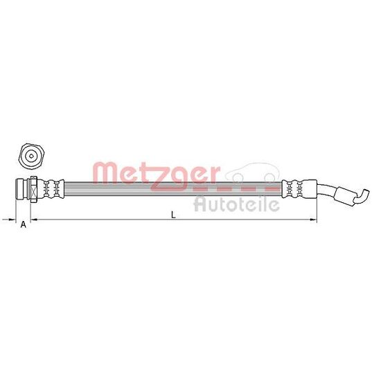 4111440 Brake Hose
