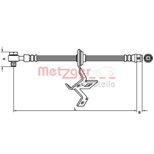 4116208 Brake Hose