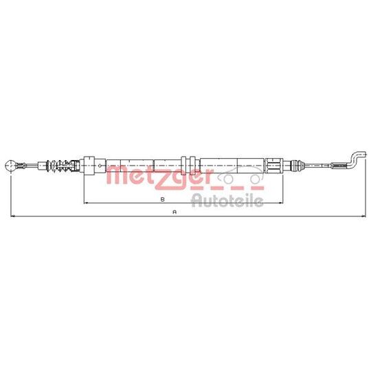 10.7393 Cable, parking brake