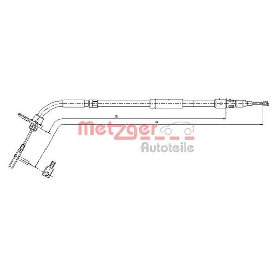 10.9334 Cable, parking brake