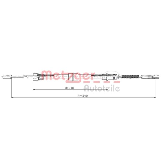 10.7814 Cable, parking brake