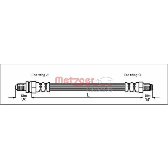 4112502 Brake Hose