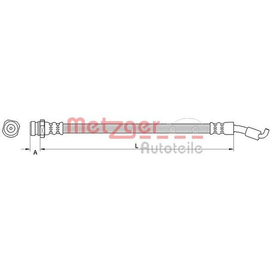 4110822 Brake Hose