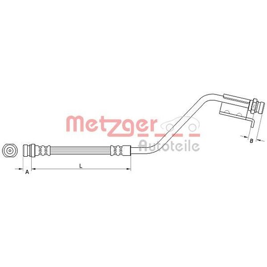 4110825 Brake Hose