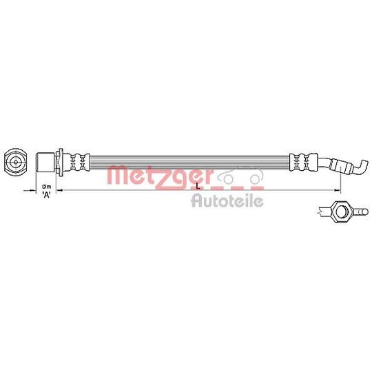 4110286 Brake Hose