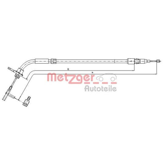 10.9333 Cable, parking brake