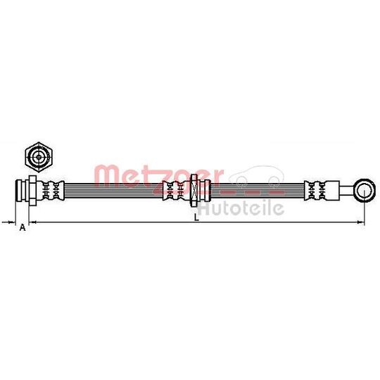 4110629 Brake Hose