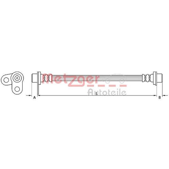 4110746 Brake Hose